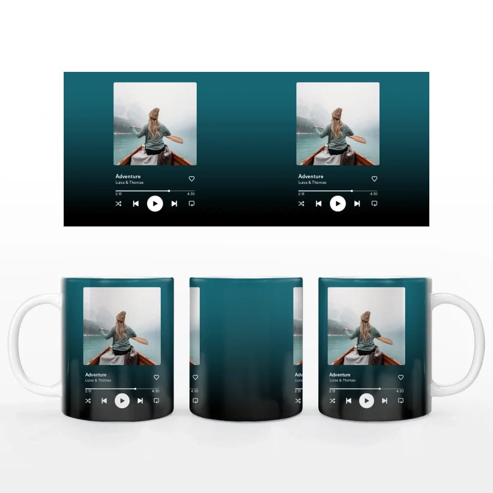 Fototasse "Spotify" - Customizer Keramik-Tasse / Weiß / 330 ml von TeeInBlue