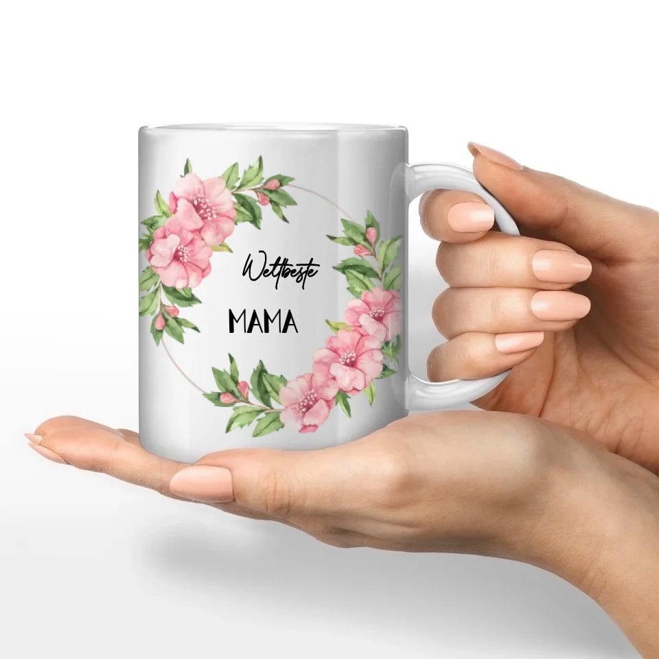 Motivtasse Muttertag "weltbeste Mama" - Customizer von TeeInBlue