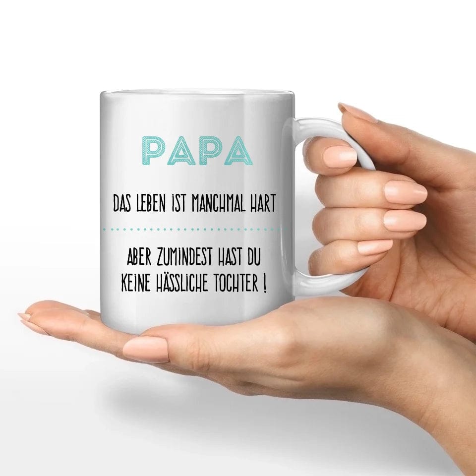 Motivtasse Vatertag "hübsche Tochter" - Customizer von TeeInBlue