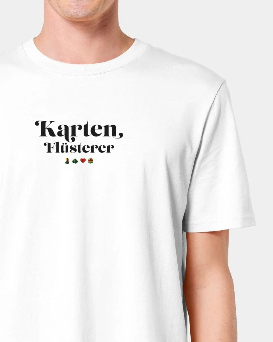 Personalisiertes T-Shirt "Karten Flüsterer" - T-Shirt Unisex / Weiß / XXS von TeeInBlue