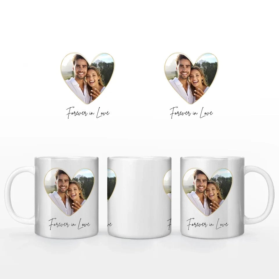 Fototasse "Forever in Love" - Tasse Keramik-Tasse / Weiß / 330 ml von TeeInBlue