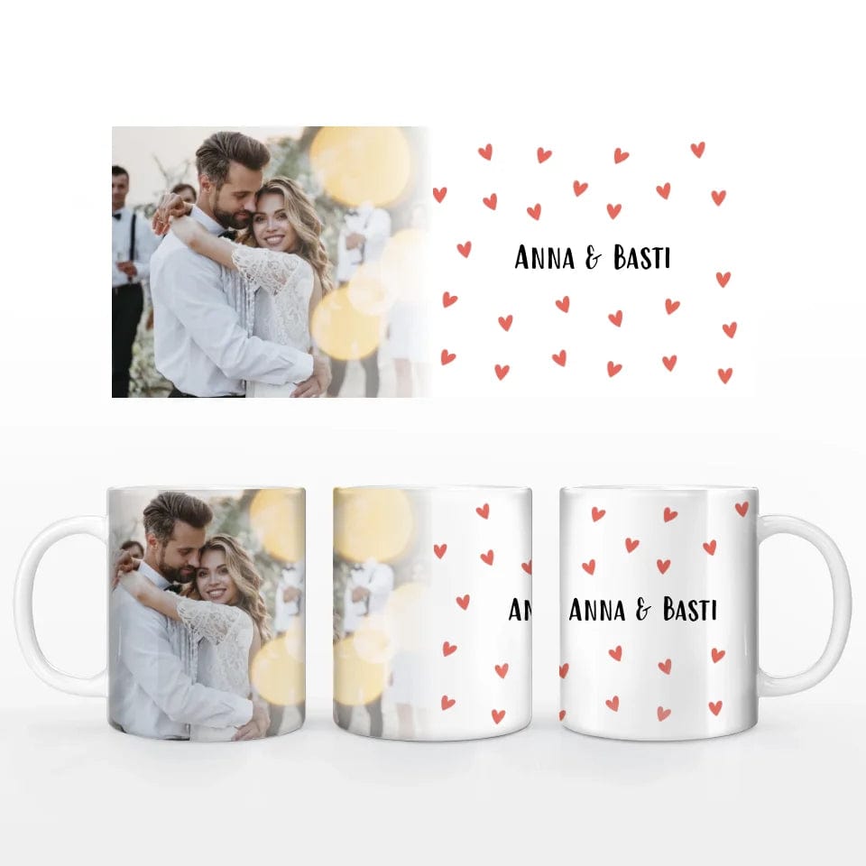 Fototasse "Valentinstag" - Tasse Keramik-Tasse / Weiß / 330 ml von TeeInBlue